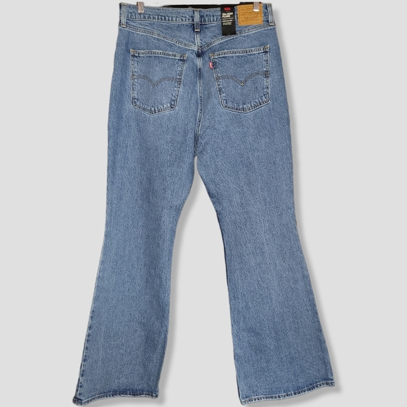 LEVI'S 70s High Flare Denim Blue - Picture 3 of 7